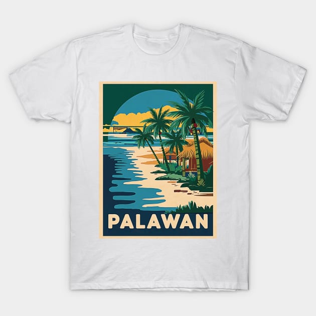 Palawan Island Philippines T-Shirt by likbatonboot